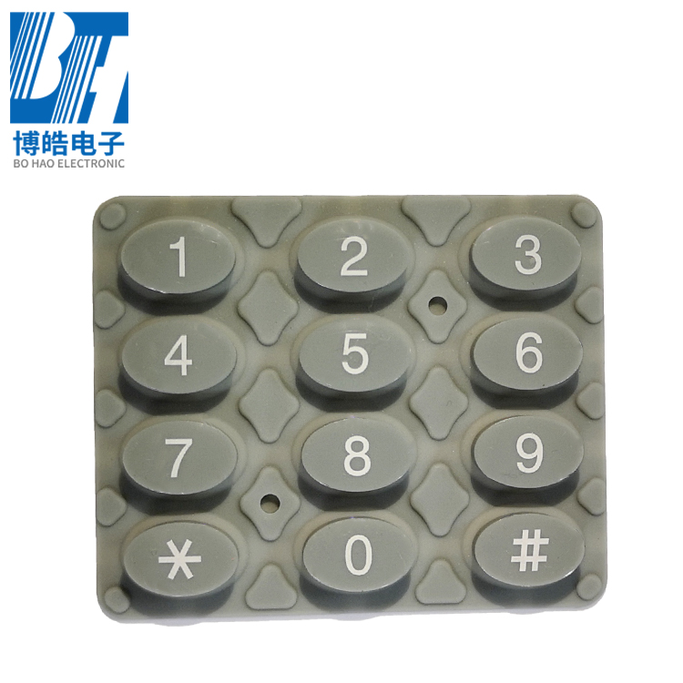 廠家定制電子門(mén)鎖硅膠按鍵 安防設(shè)備按鍵 柜子門(mén)鎖按鍵